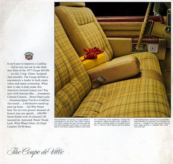 1977 Cadillac Brochure Page 13
